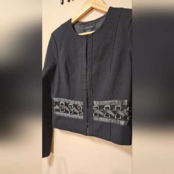 Marciano Twisted Belt Cropped Blazer.Sz.8  V-G - Picture 2 of 10